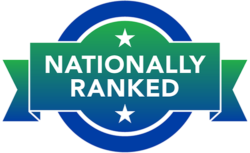 Nationally ranked badge